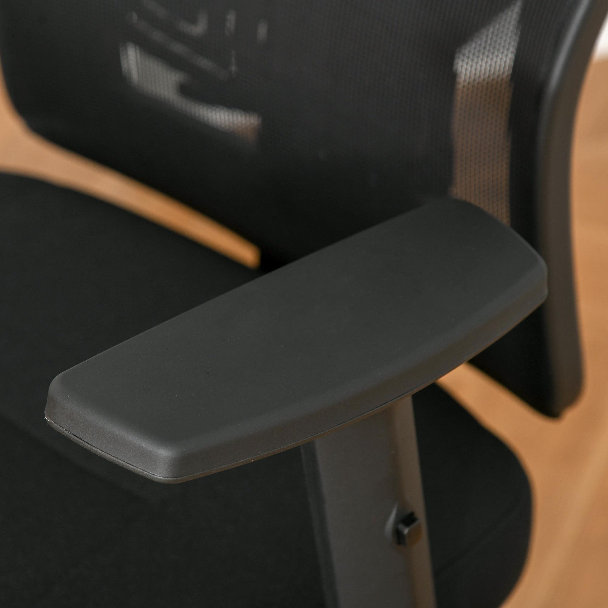 Sedia Poltrona Direzionale da Ufficio in Tessuto Nero