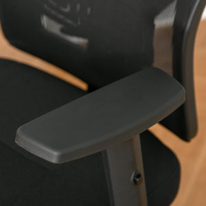 Sedia Poltrona Direzionale da Ufficio in Tessuto Nero