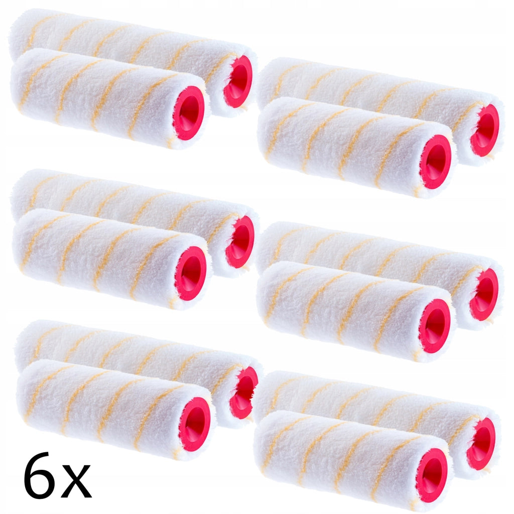 Set di 12 rulli di ricambio per pittura KADAX da 25/20 cm.