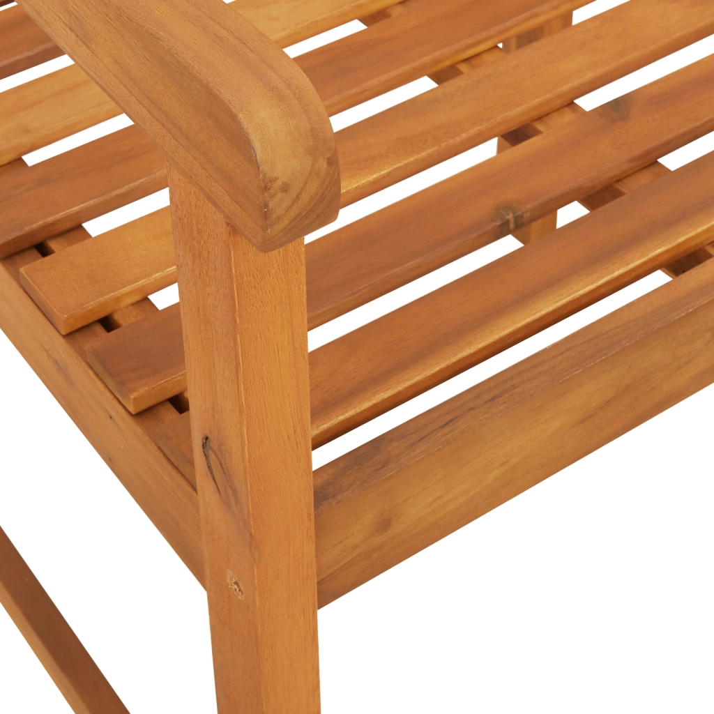 Sedie da giardino  4 pcs 56x55.5x90 cm Legno massiccio di acacia