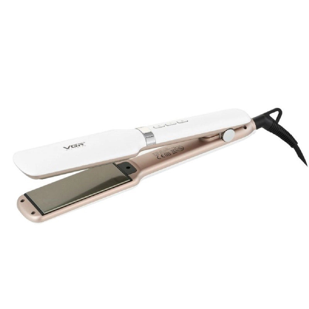 Trade Shop - Piastra Capelli Professionale Larga 42mm Rivestita In Ceramica Display Lcd V-520 -