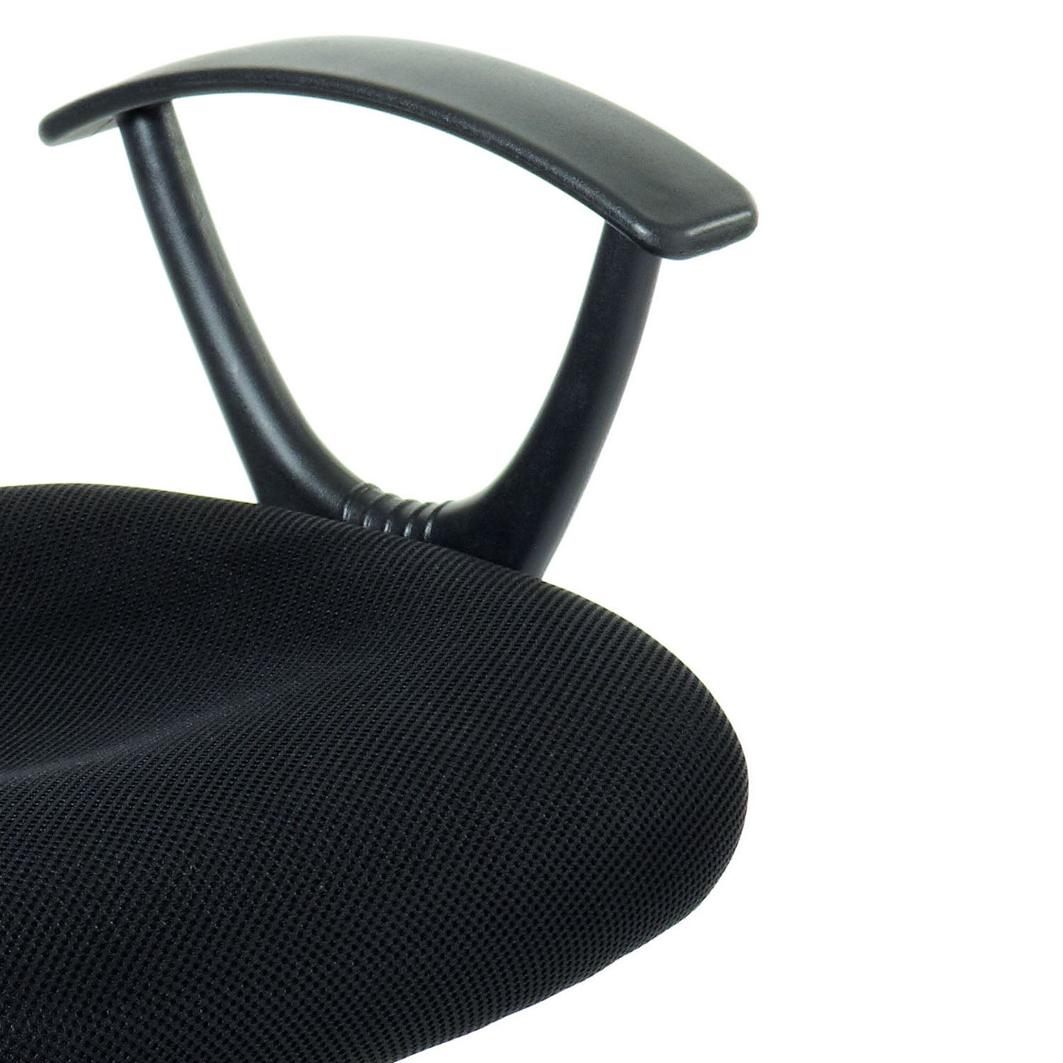 Astra - sedia da ufficio in poliestere e nylon nera