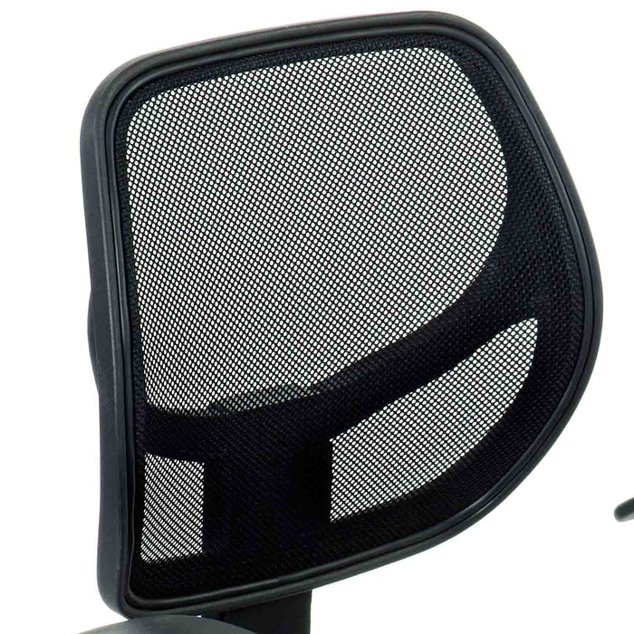 Astra - sedia da ufficio in poliestere e nylon nera