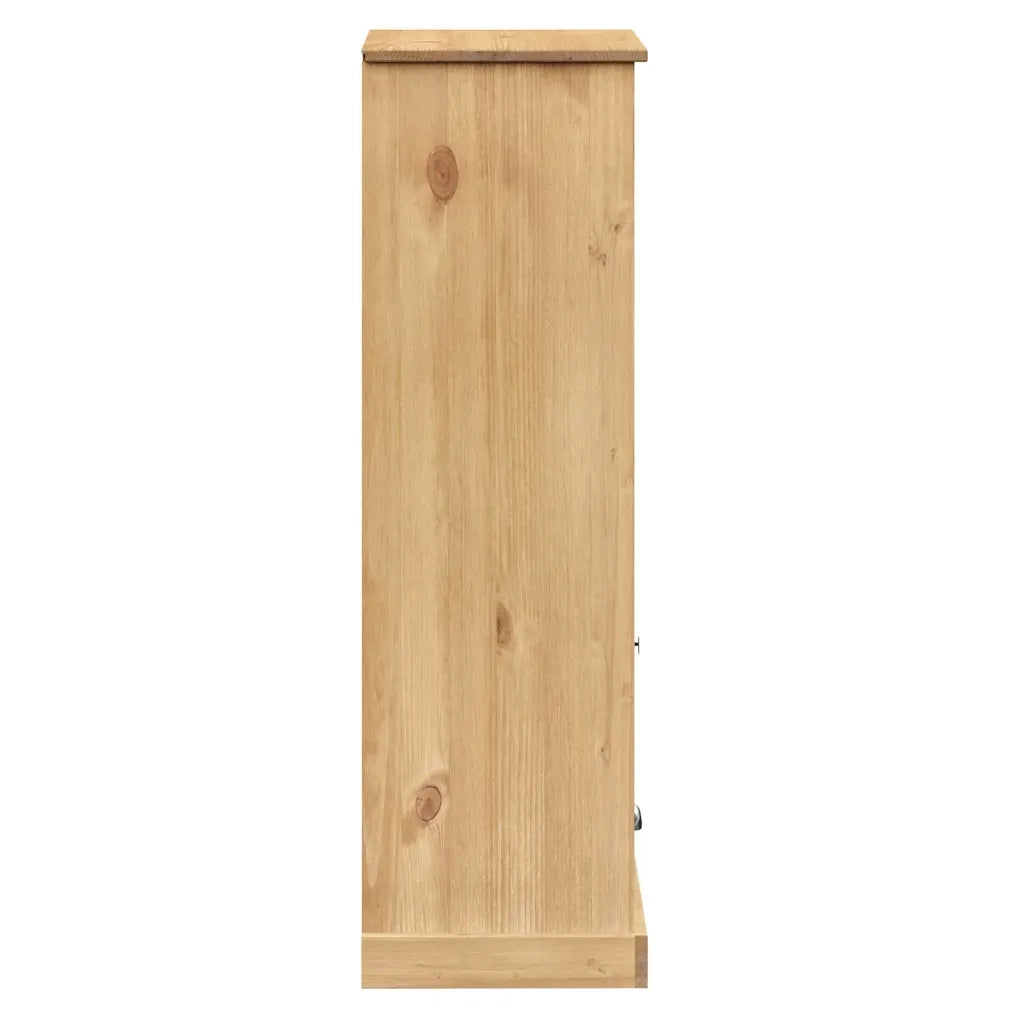 vidaXL Libreria VIGO 60x35x114,5 cm in Legno Massello di Pino