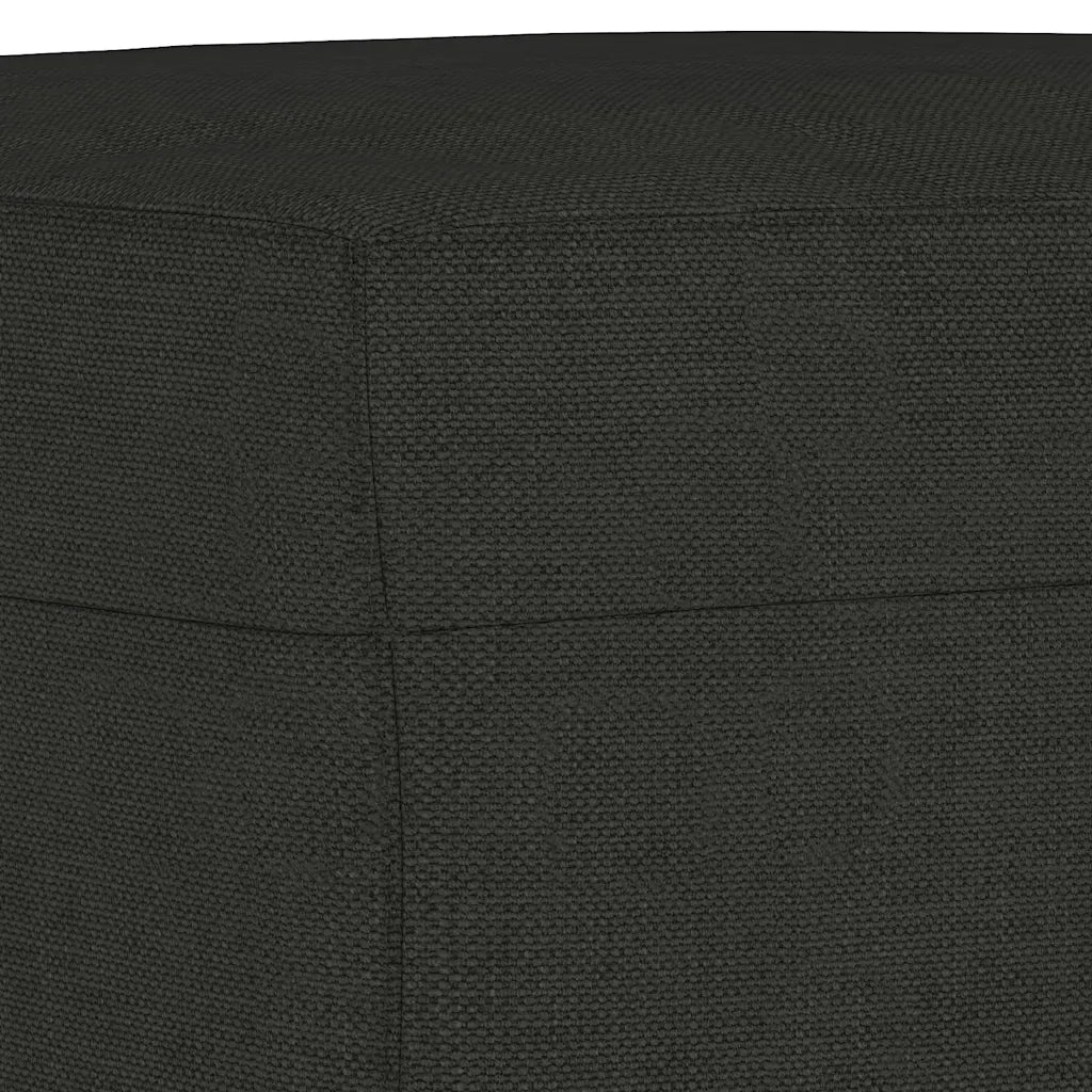 Panca Nero 70x35x41 cm in Tessuto CFW2177941
