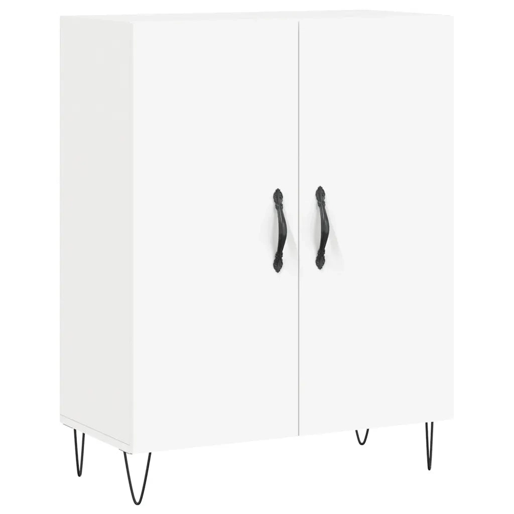 Credenza | Madia | Buffet da pranzo | Armadio da pranzo Bianca 69,5x34x180 cm in Legno Multistrato