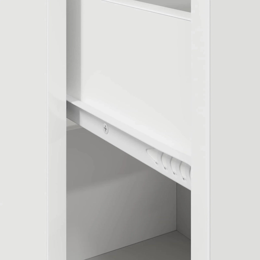Credenza | Madia | Buffet da pranzo | Armadio da pranzo con cassetto Bianco 38 x 34 x 75 cm