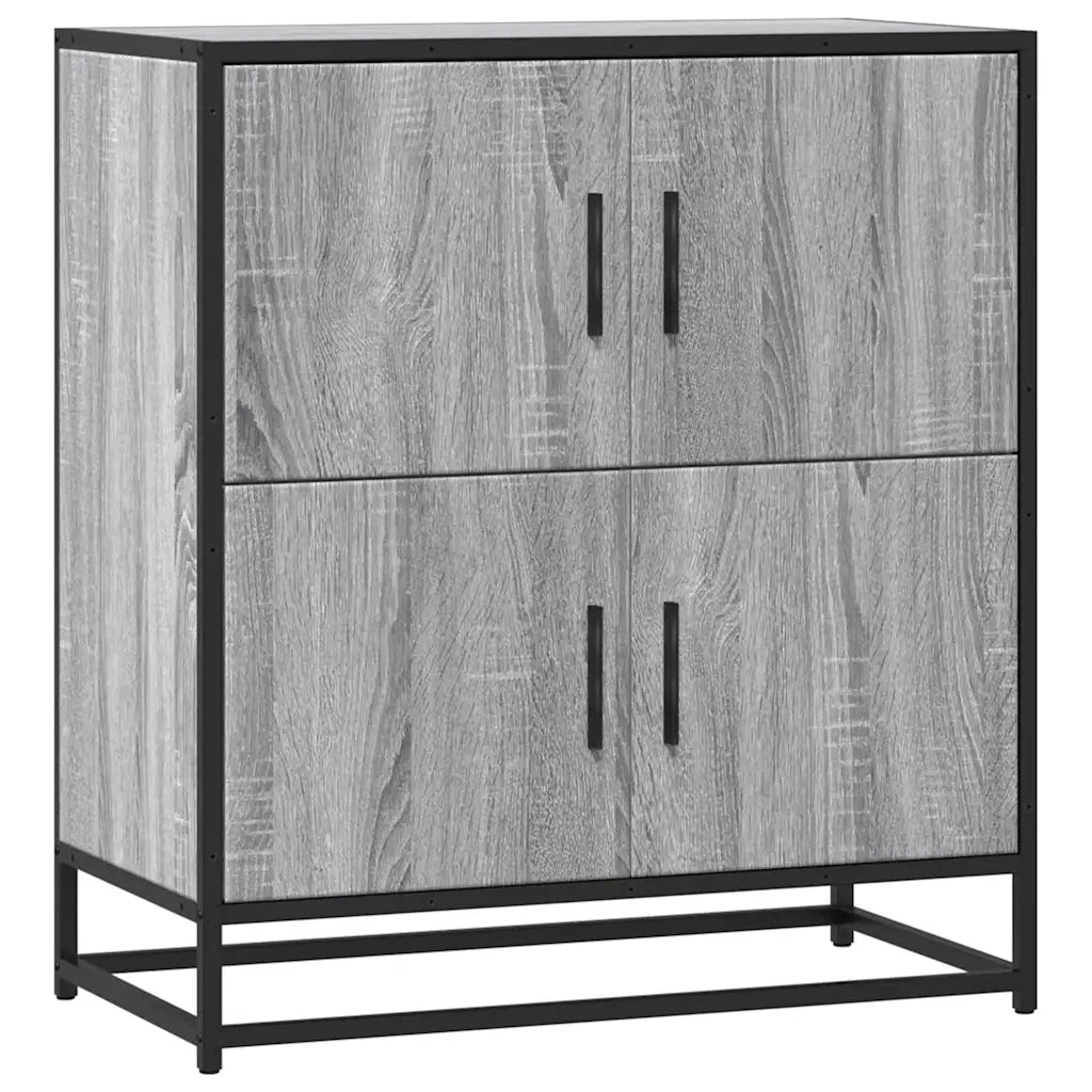 Credenza Grigio Sonoma 68x35x76 cm in Legno Multistrato