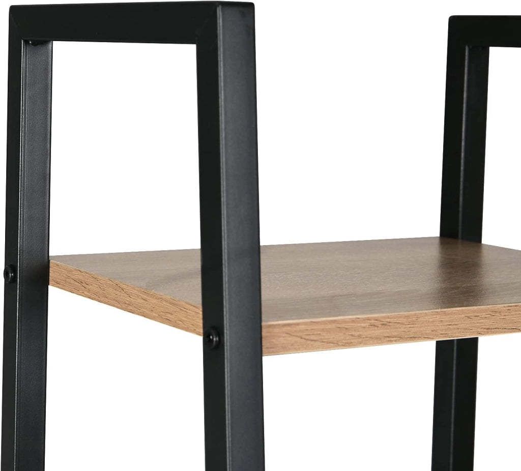 Scaffale Angolo a 4 Ripiani per Studio Ufficio Mensole in Legno Fioriera Porta Piante RGB9284hei