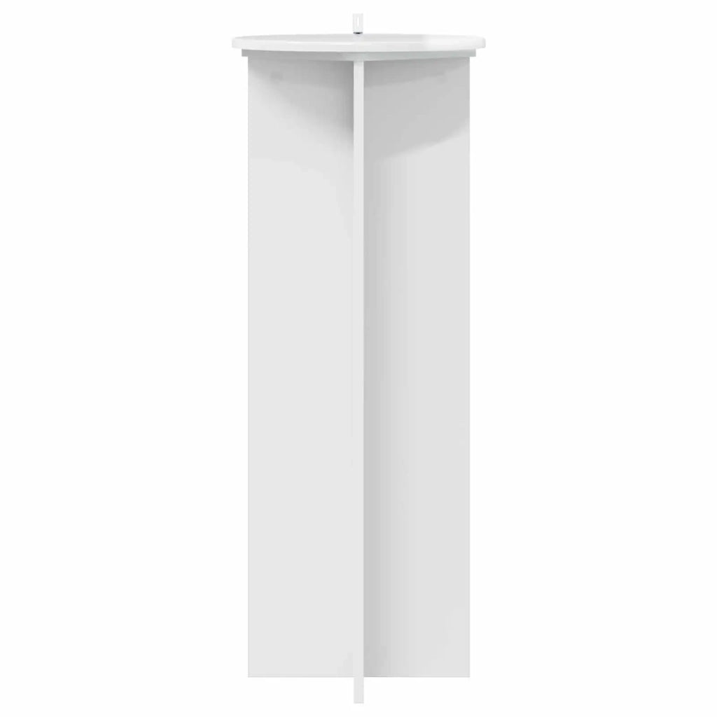 Supporto per piante 2 pcs Bianco Lucido Ø40 x 100 cm 899694