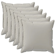 Federa 6 pcs HOUTEN Grigio 30 x 30 cm Poliestere 915910