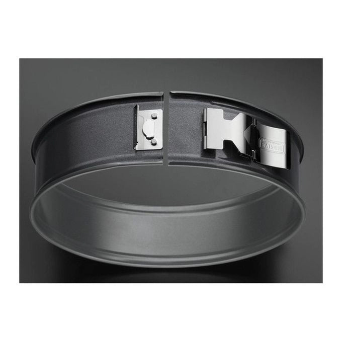 Kaiser 2300638027 La Forme Plus Tortiera Espandibile con Fondo Rimovibile Diametro 28 cm Capacita' 3,4 L Acciaio con Rivestimento Antiaderente KAIRAMIC colore Nero