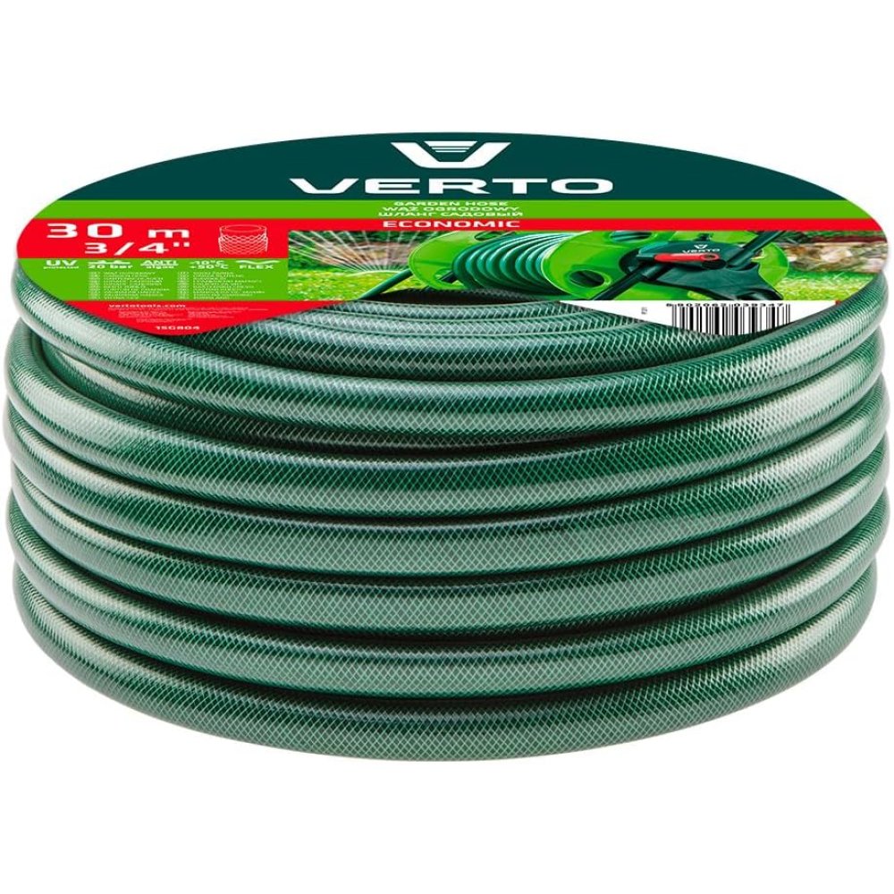 Topex 15g804 tubo da giardino 30 30 m, 3/4 eco, 3 strati, 20ba ds