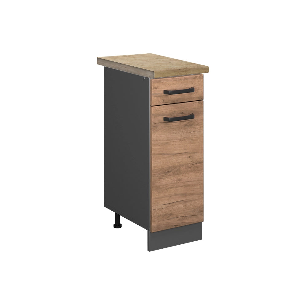 Vicco Mobiletto base per cucina Quercia dorata 30 cm , PL Rovere