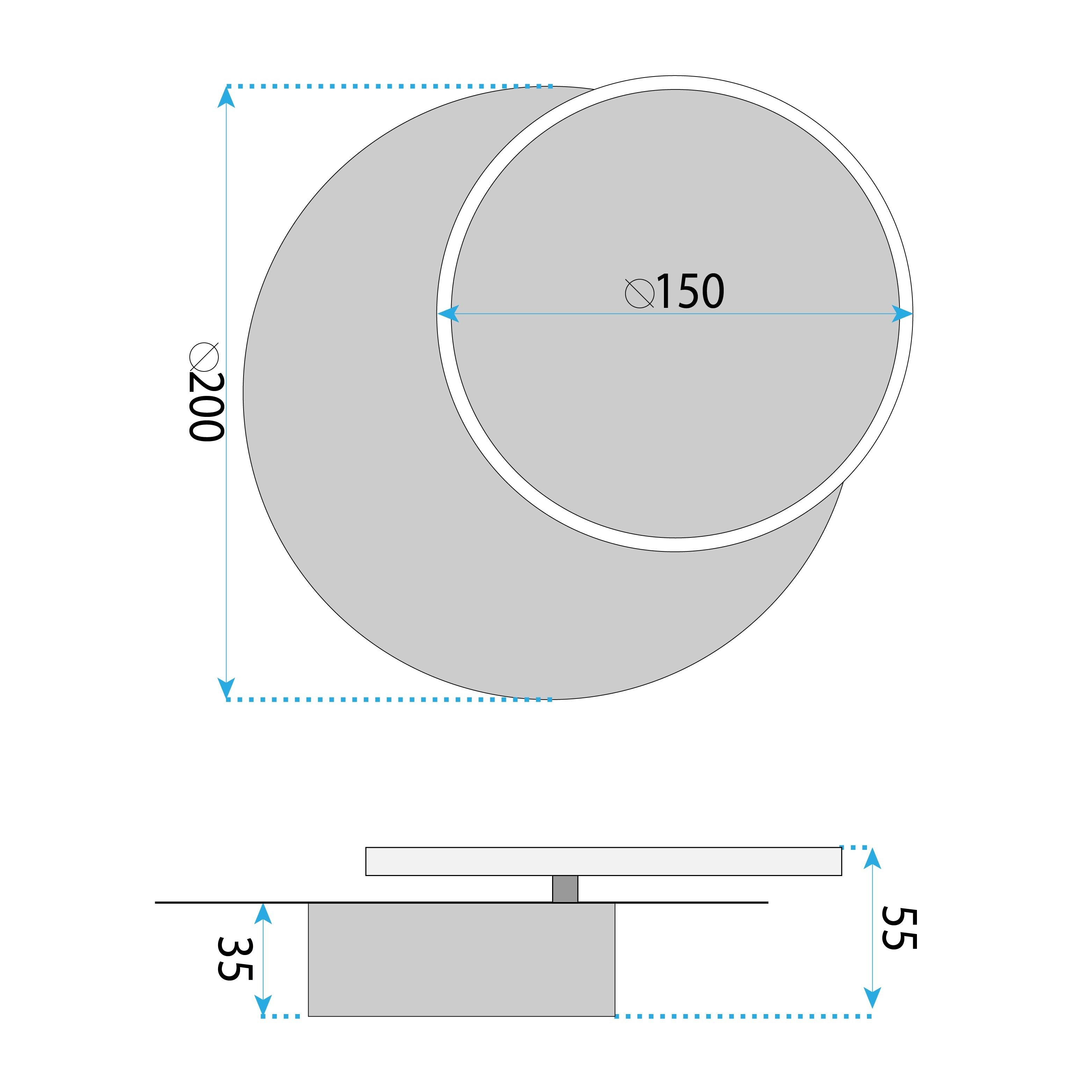 Applique Da Parete Led Lhj082-w Black