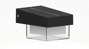 Applique solare LED da esterno con sensore di movimento IP54 400lm luce fredda 6000K 3 modalità crepuscolare ricarica solare