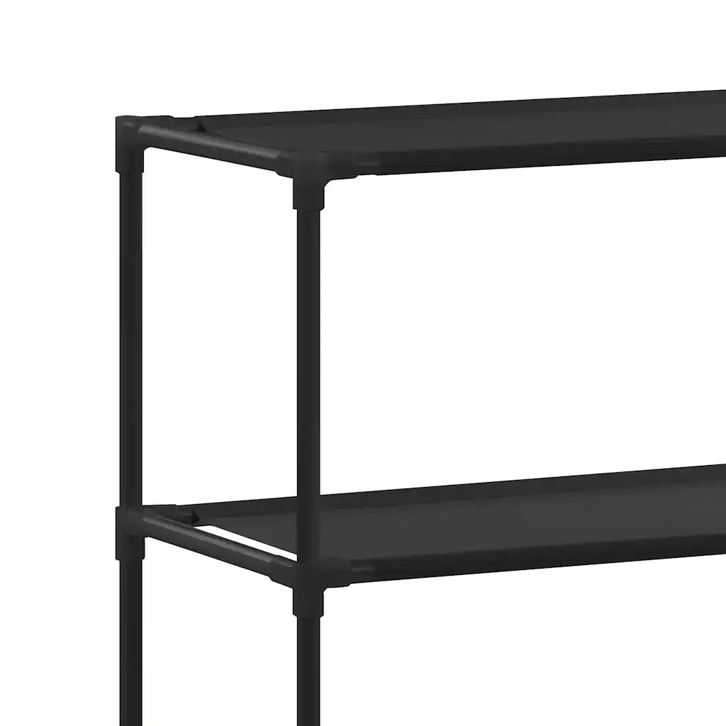 Scaffale per Lavatrice con 3 Ripiani Nero 69x28x169 cm CFW5683860