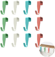 Haken per porta 12 pezzi - Materiale resistente alla corrosione - Maniglia per porta - Adesivo autoadesivo - Haken per abbigliamento - Impermeabile e resistente alla corrosione - Haken di appoggio