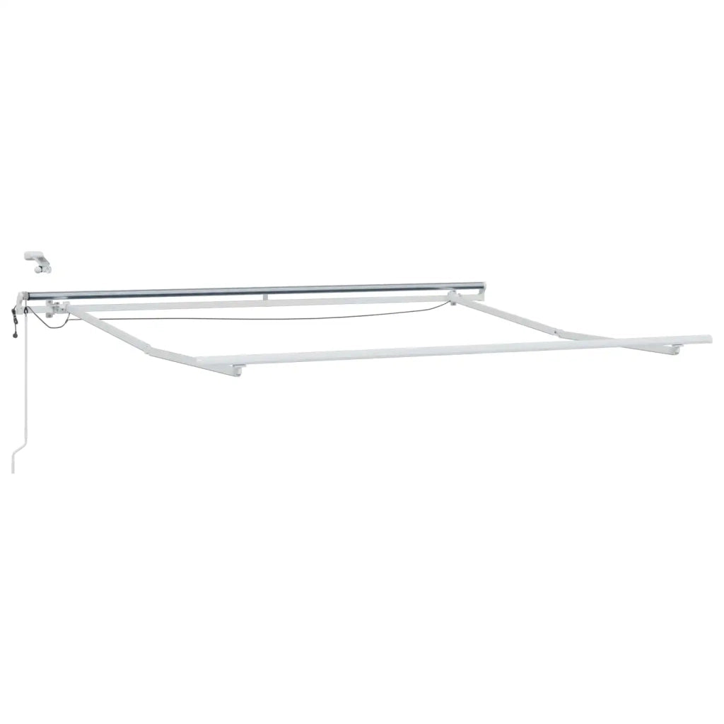 Tenda retrattile Grigio chiaro e bianco 300 x 250 cm Poliestere 3425841