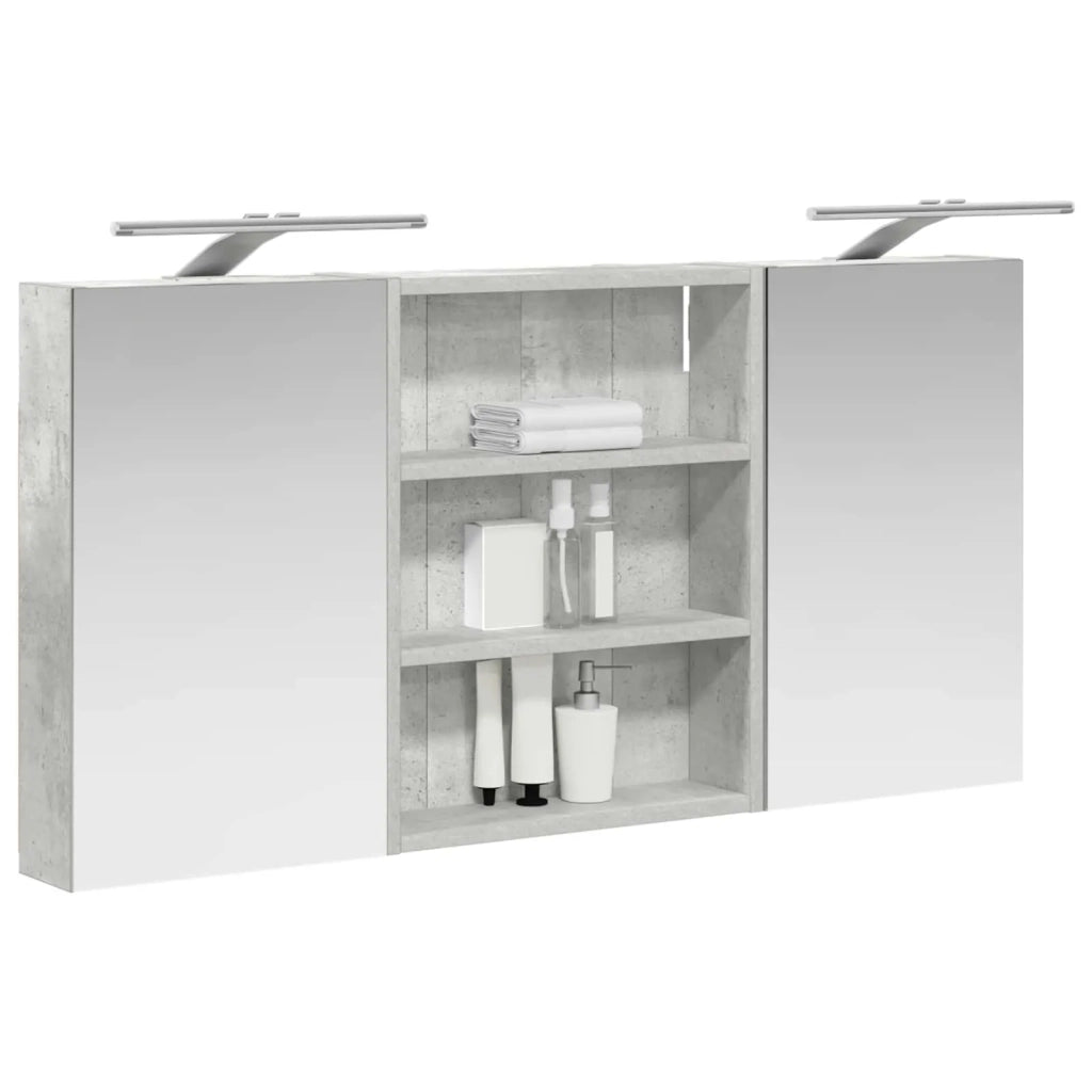 Set di Armadi da Bagno con lo scaffale 3 pcs 100 x 10,5 x 50 cm