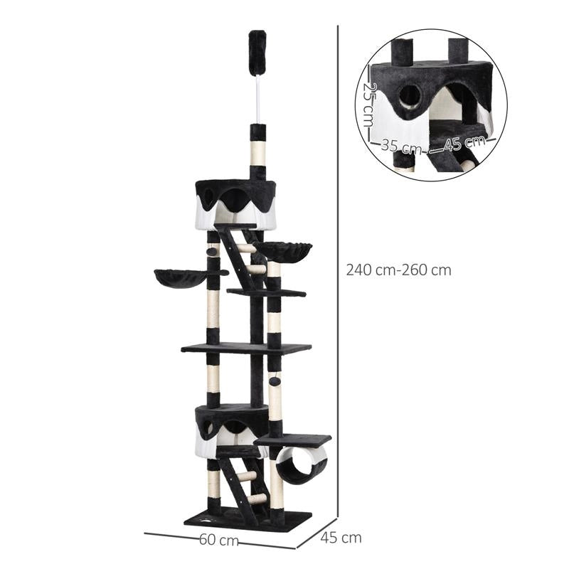 TIRAGRAFFI A SOFFITTO MULTILIVELLO 240 - 260 CM CUCCE SCALE CORDE SISAL