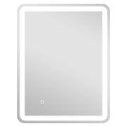 Specchio Bagno 70x90 cm LED Touch con Luce Dimmerabile a 3 Temperature e Antiappannamento