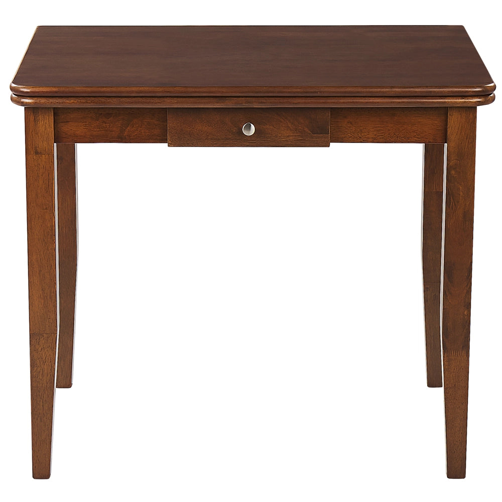 Tavolo da pranzo allungabile in marrone scuro resistente 90/120 x 60 cm