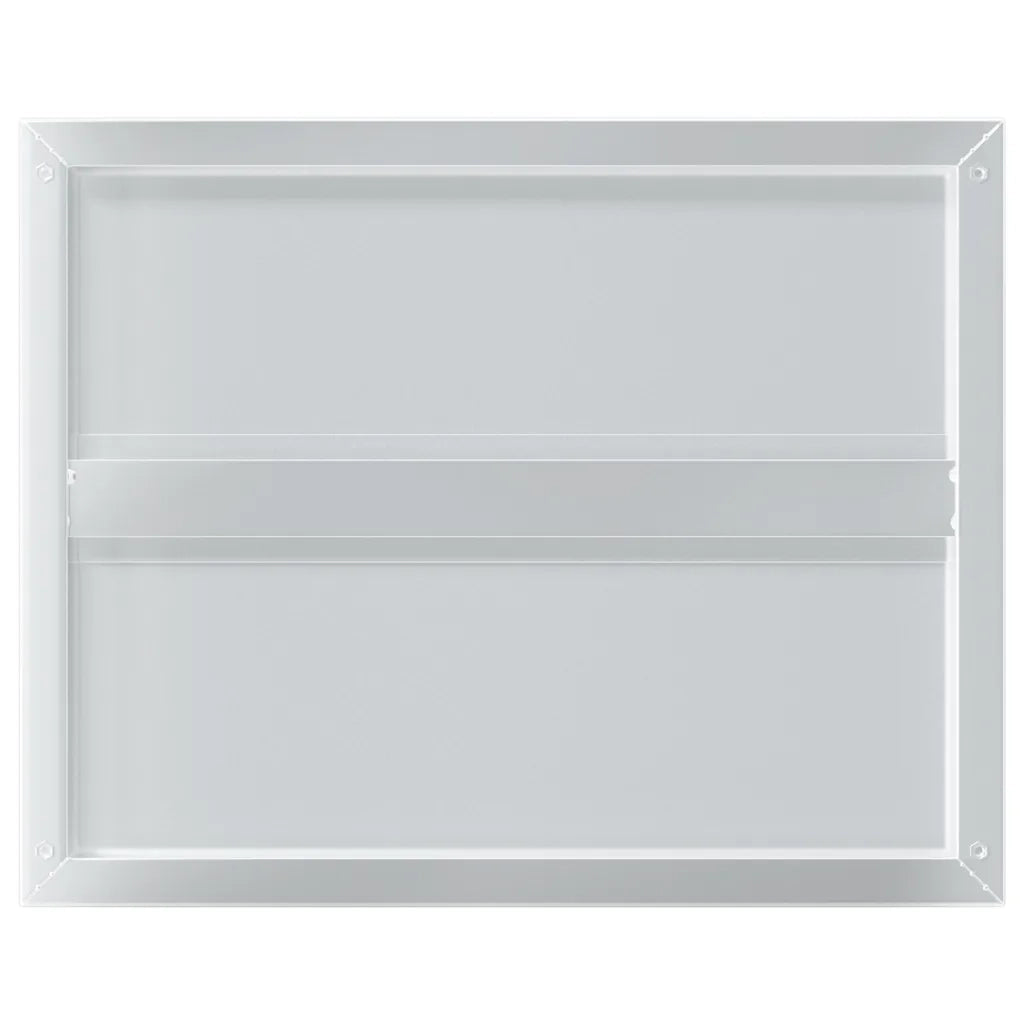 Mensole a Muro 2 pz 50x40x3 cm Argento in Acciaio Inossidabile