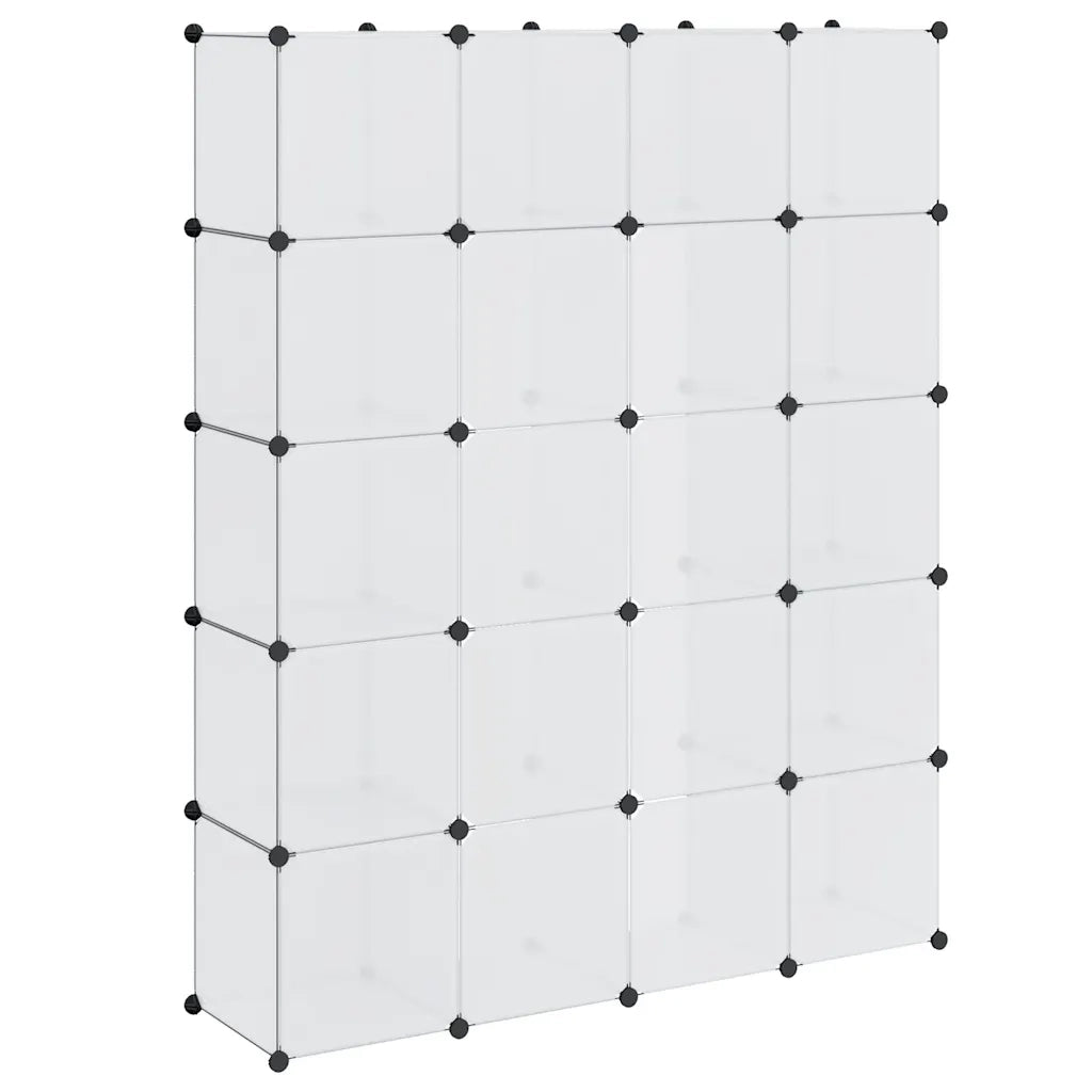 Armadietto Modulare 14 Scomparti Bianco 37 x 146 x 180,5 cm 240500
