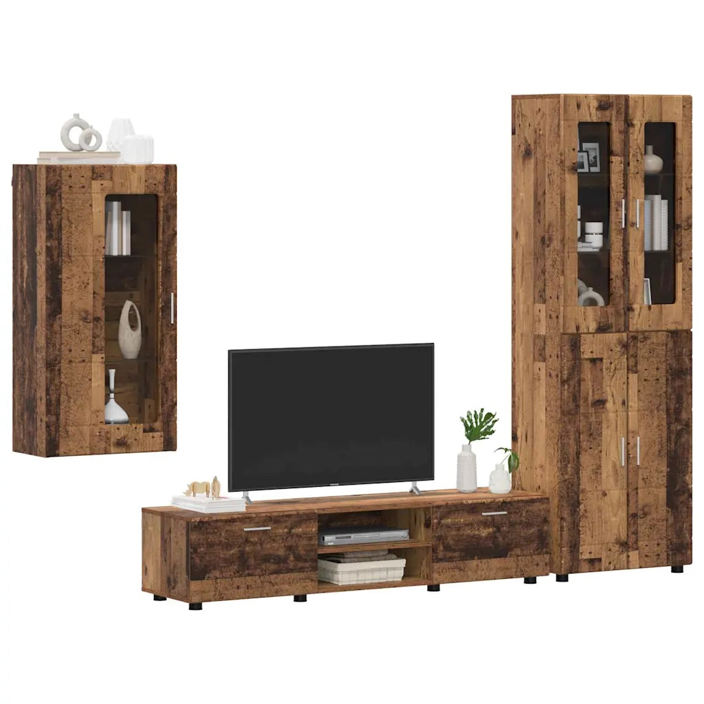 Set mobile TV FLORIN 3 pcs Legno vecchio Legno multistrato