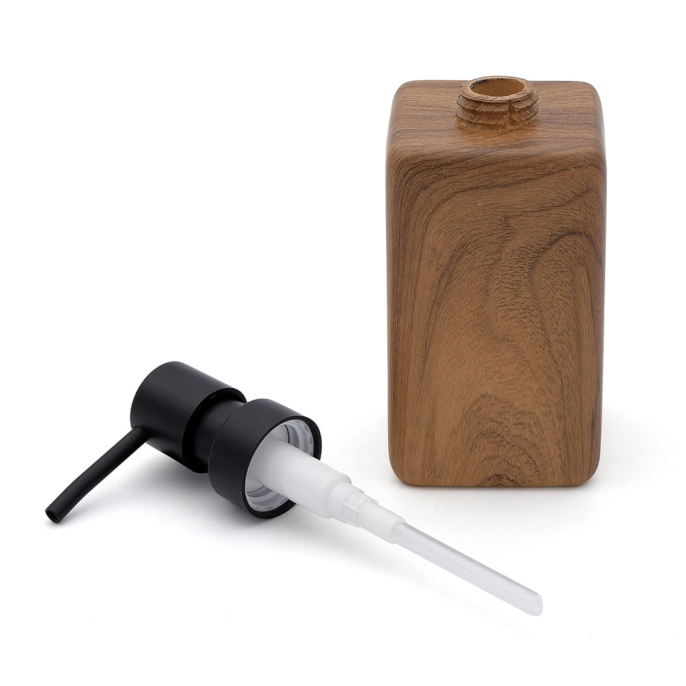 Set accessori bagno 2 pezzi in poliresina effetto legno Radici