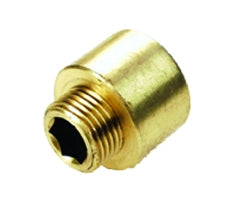 RIDUZIONE FM IN OTTONE GIALLO PESANTE IBP- 3/4 x 1/2- IBP- pezzi 1