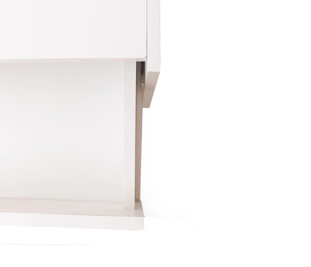 Mobile TV combinazione lucido bianco e nero - Zephmum- Design a blocchi colorati con cassetti