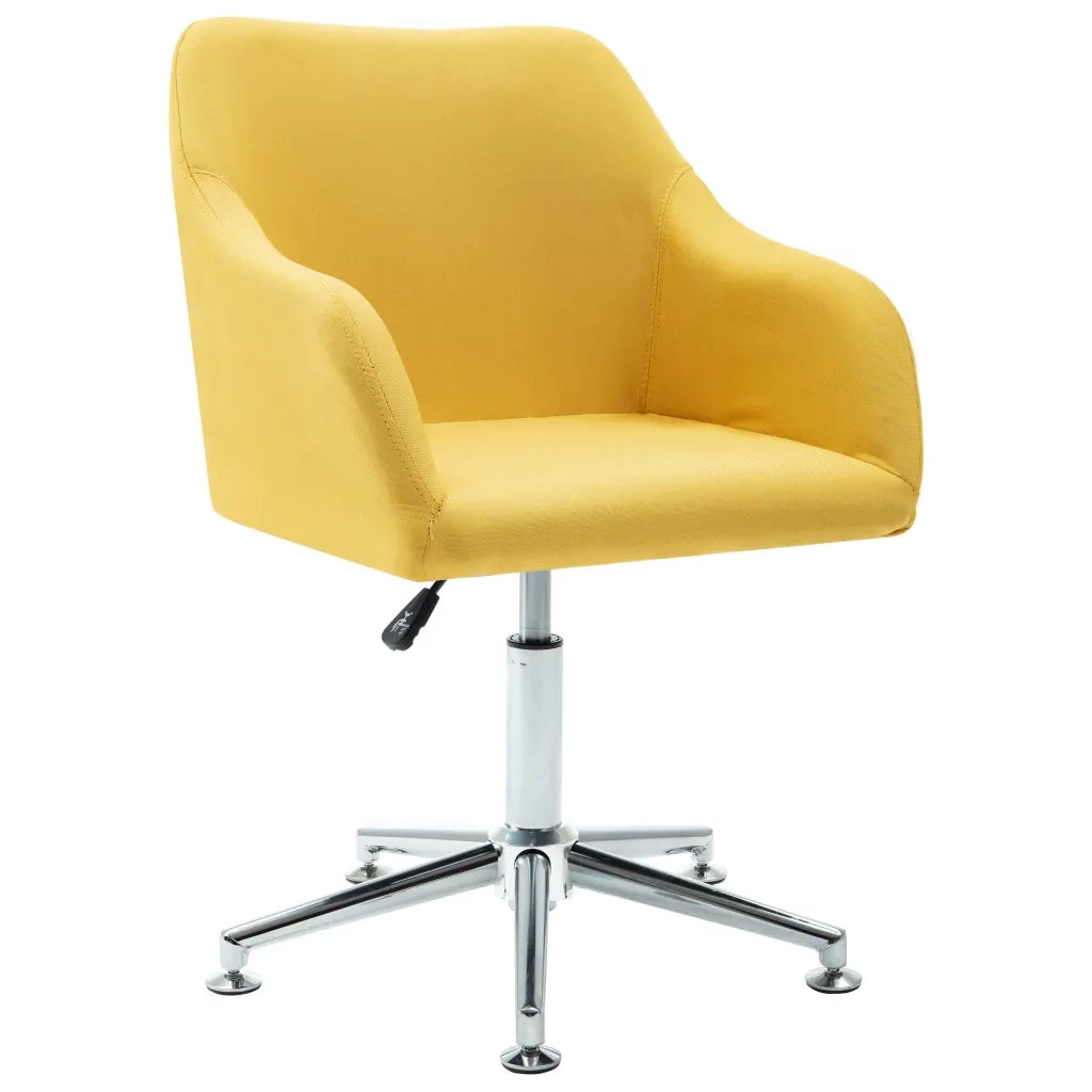 Sedia da Ufficio Girevole Gialla in Tessuto cod mxl 9210