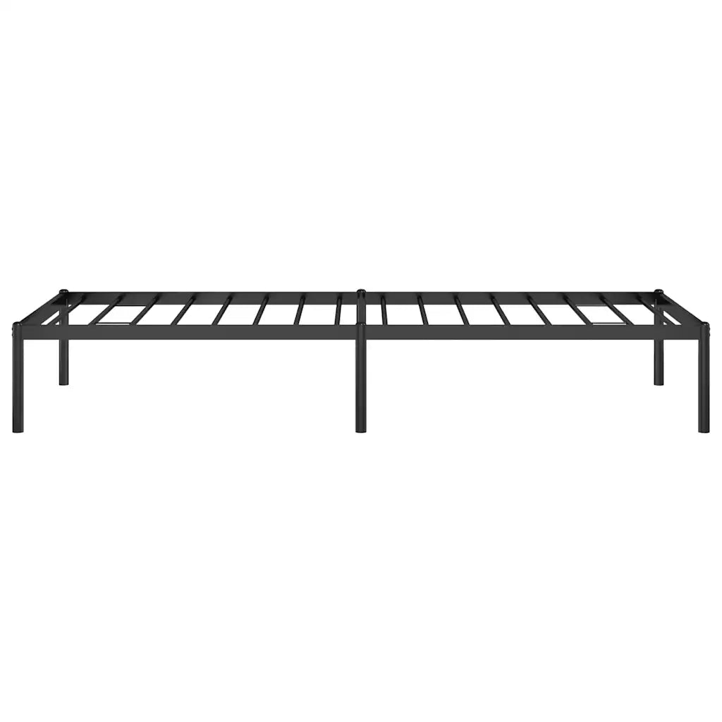 Giroletto-Struttura Letto in Metallo Nero 75x190 cm 945262