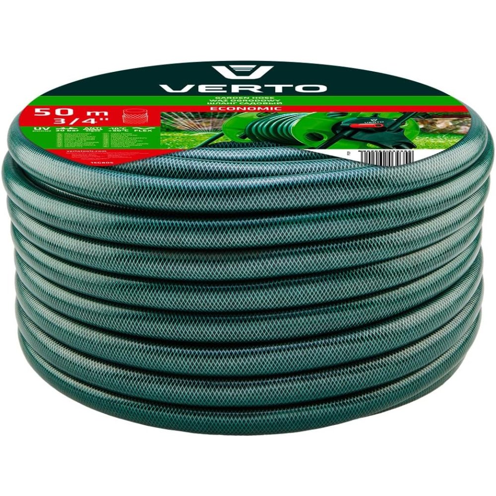 Topex 15g805 tubo da giardino 50 50 m, 3/4 eco, 3 strati, 20bar