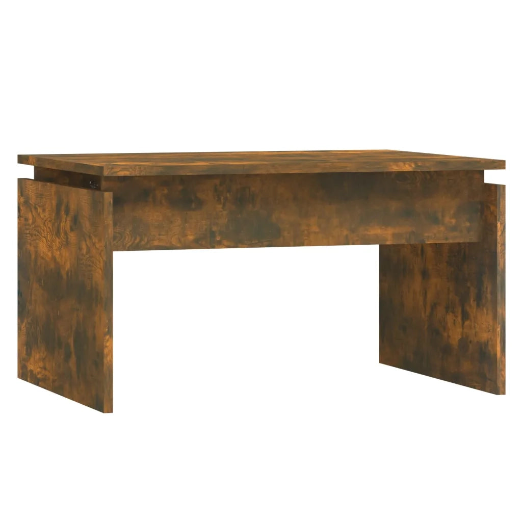 Tavolino da Salotto Rovere Fumo 68x50x38 cm Legno Multistrato 825840
