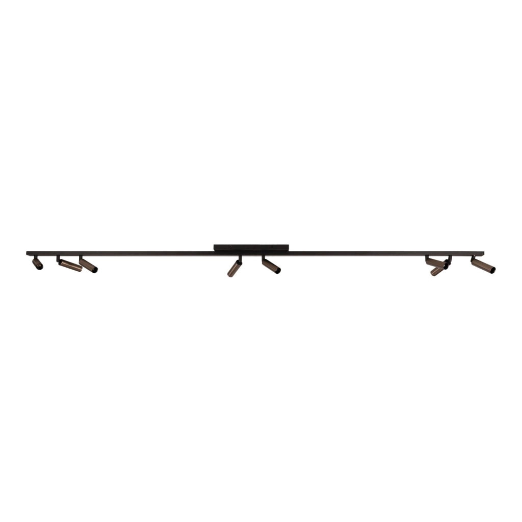 Faretto soffitto KEONI 8xG9 marrone alluminio Lucide