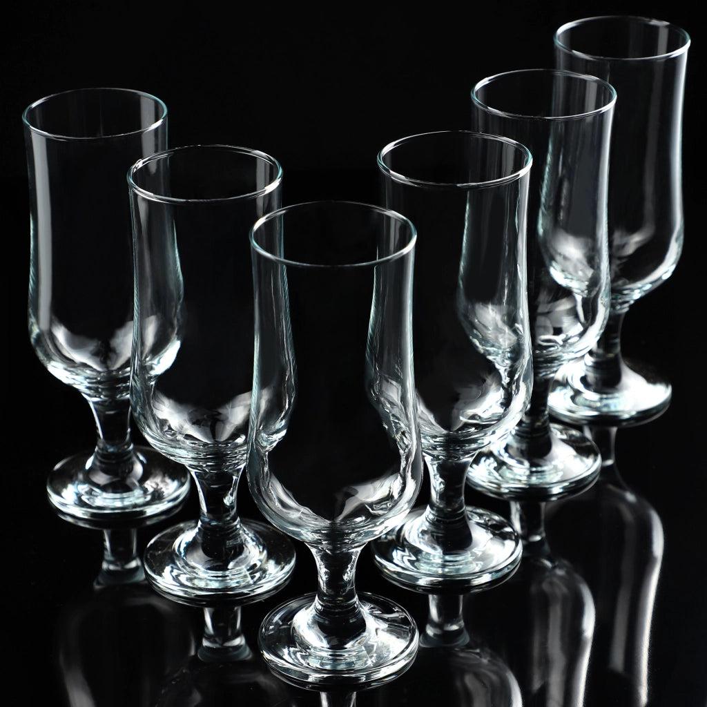Bicchieri KADAX per bevande, cocktail, bibite, birra, acqua, 370 ml, set da 6