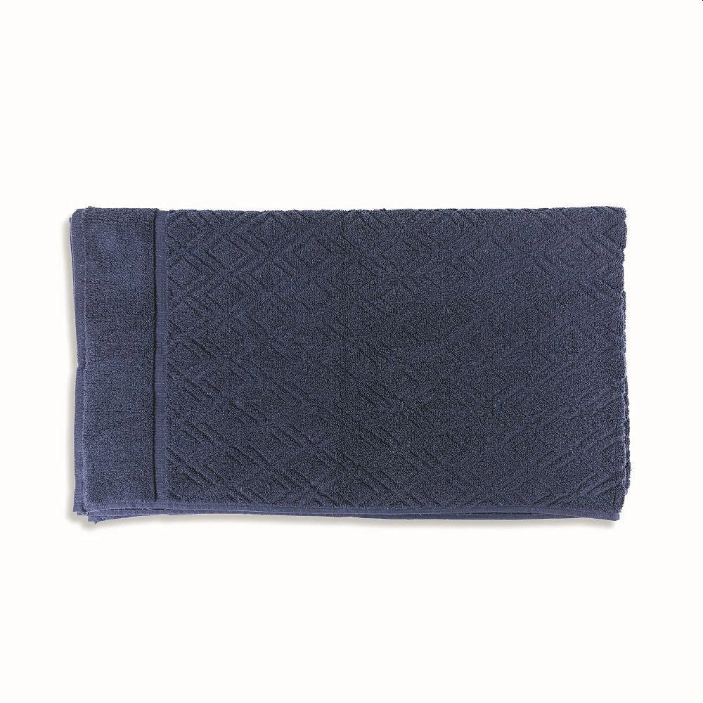DIAMOND ASCIUGAMANO IN COTONE 81 X 139 CM COLORE BLU