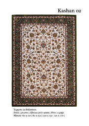 Tappeto Arredamento Casa in Poliestere Luxury Kashan 80 x 150 cm