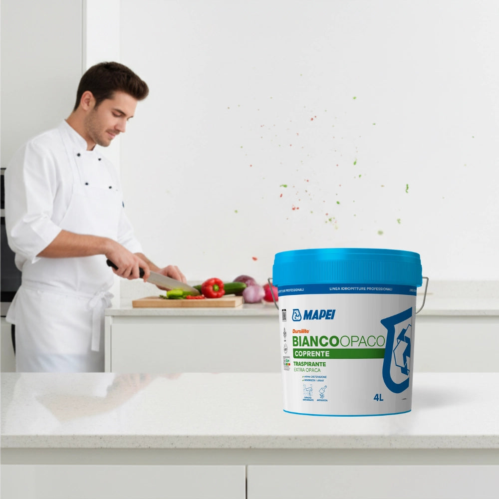 Dursilite idropittura traspirante bianco opaco per interni 4 l