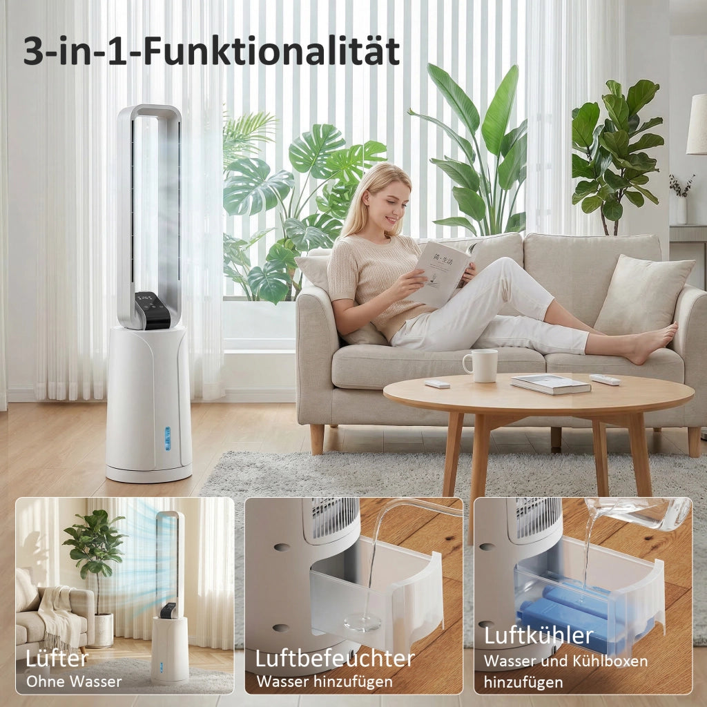 Raffrescatore Evaporativo con Telecomando ¨C Zephmum ¨C Bianco