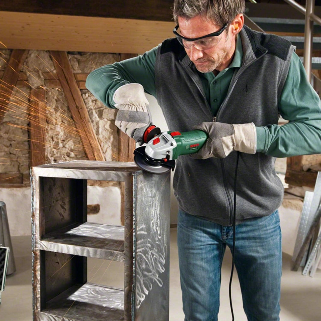 Bosch Smerigliatrice angolare PWS 850-125, 850 W, diametro disco: 125 mm, in SystemBox, taglia M