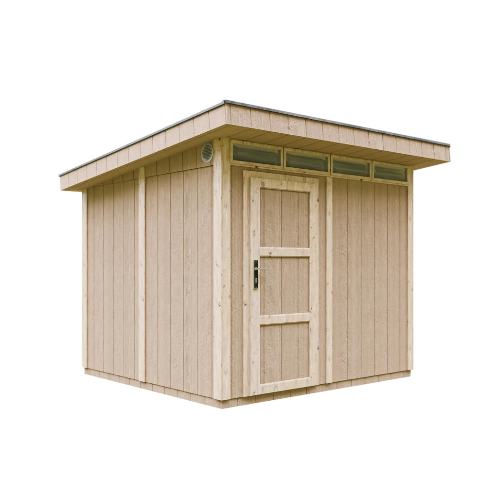 Casetta da Giardino di QUALIT? PREMIUM 5,9m?²-L279xW293cm - TIMBELA M903-TUNDRA GREY