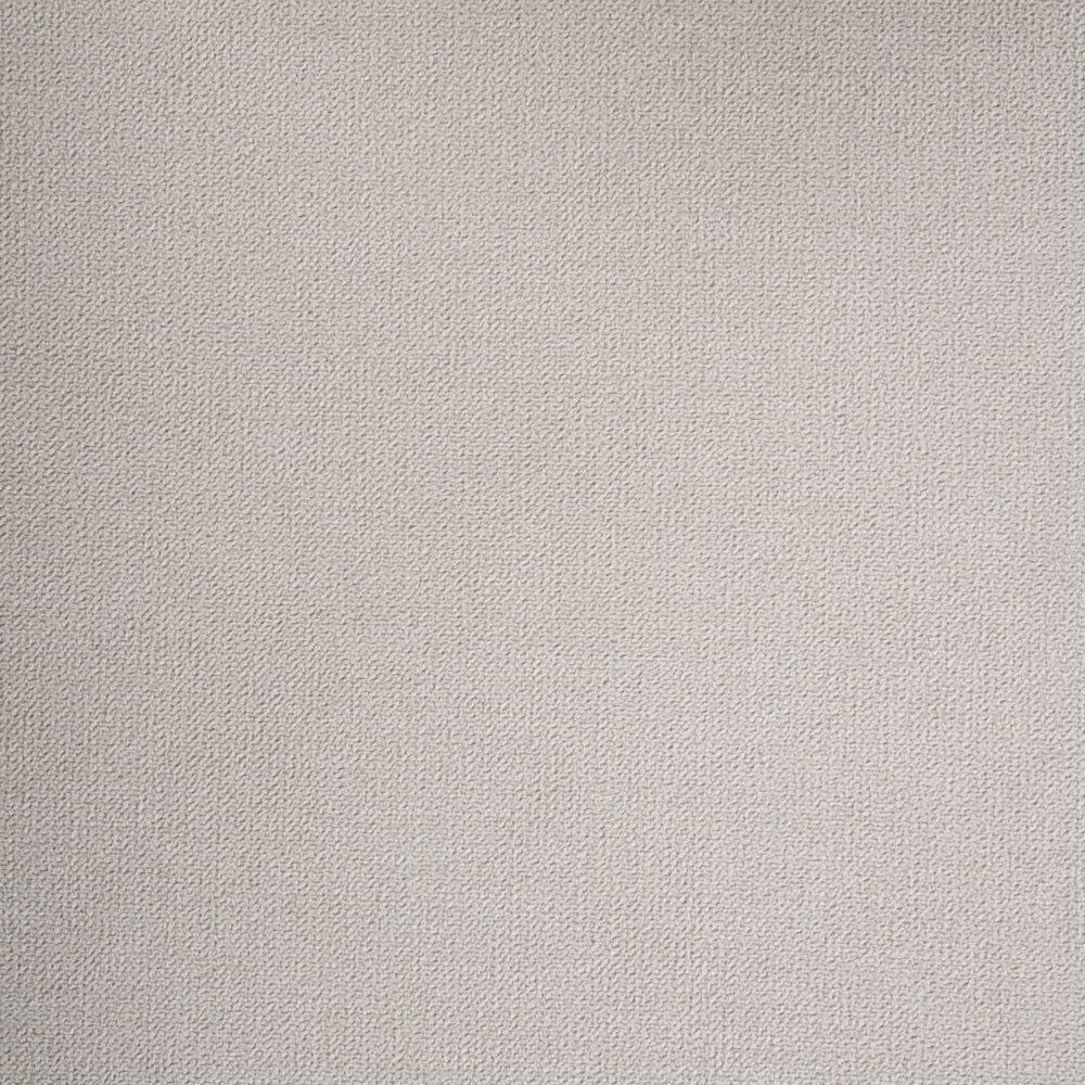 Set di 4 sedie da pranzo Beige Chiaro Poliestere Tappezzato Ferro Gambe Nere Sala da pranzo senza braccioli