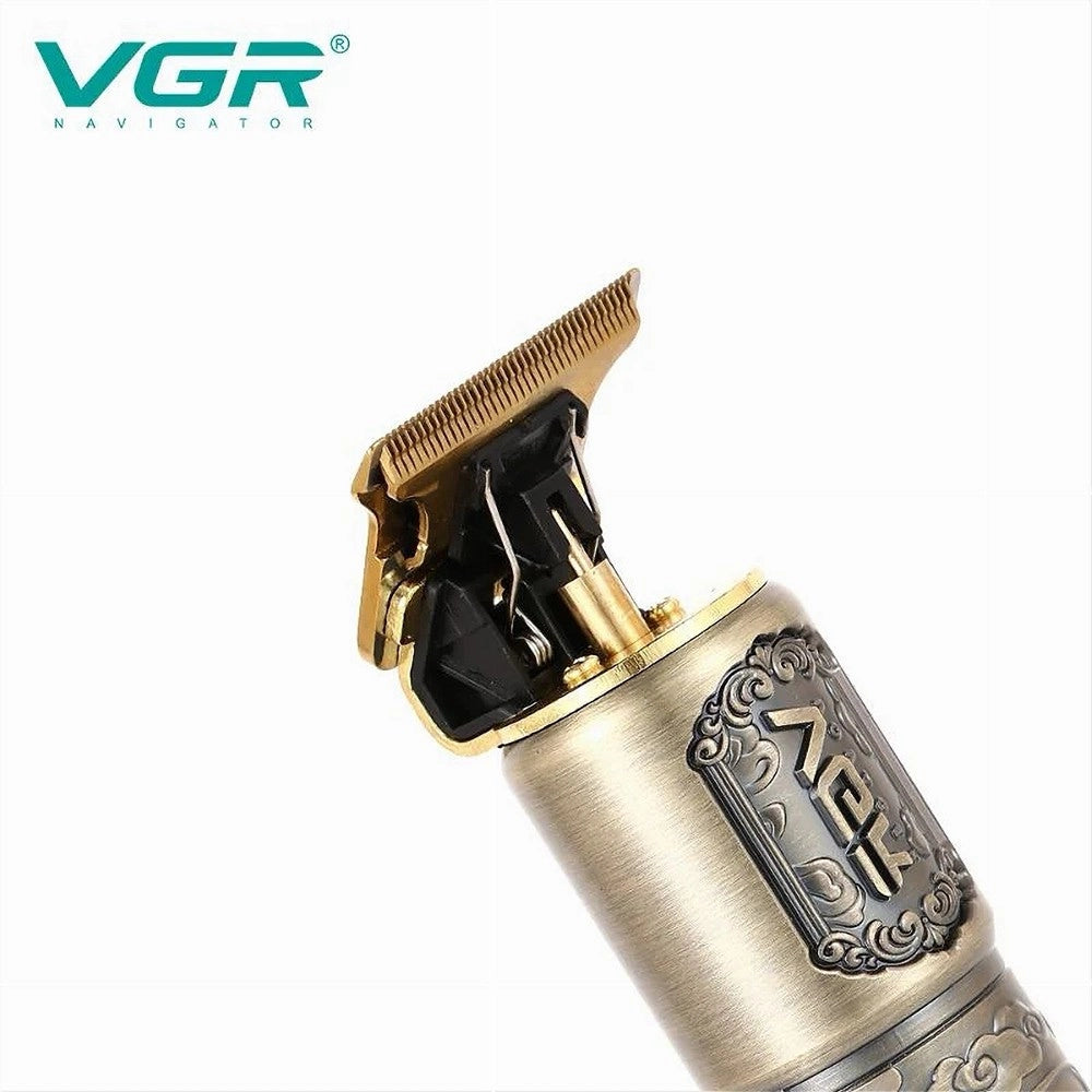 Trade Shop - Tagliacapelli Professionale Ricaricabile Senza Fili Regolabarba Usb Rasoio V-073 -