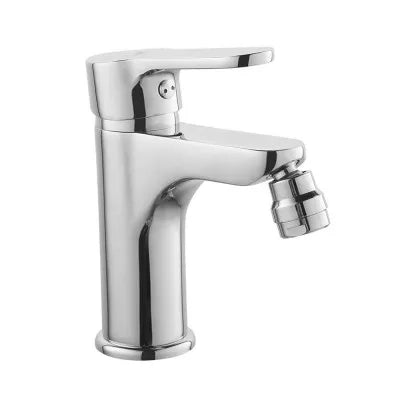 Set miscelatori cromati lavabo bidet e vasca con kit doccia Paco