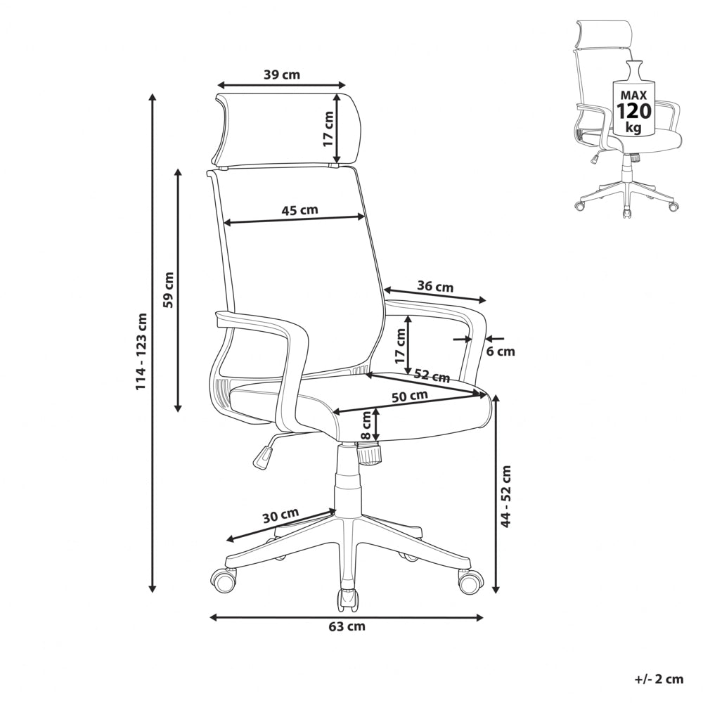 Sedia da Ufficio in Ecopelle Nera e Bianca Girevole Alzata a Gas Regolabile in Altezza con Ruote Ergonomica Moderna