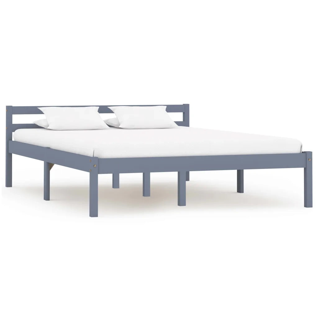 Giroletto Grigio in Legno Massello di Pino 140x200 cm cod mxl 57735